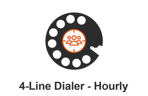 POWER DIALER CRM 4-Line Dialer Hourly