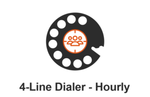 POWER DIALER CRM 4-Line Dialer Hourly